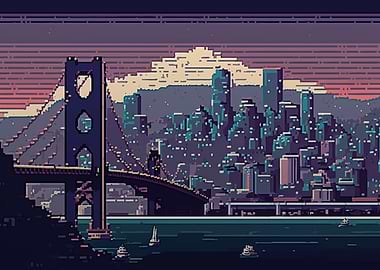 San Francisco Pixel Art