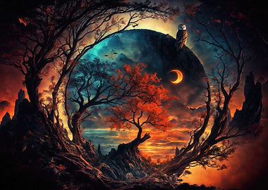 Fantasy Colorful Landscape