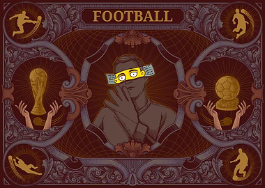 EM Cartoon Football