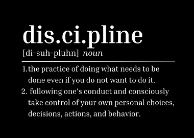 Discipline Motivational