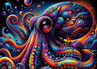 Psychedelic Octopus
