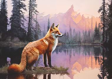 Fox in Forest