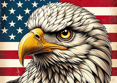 Patriotic Eagle