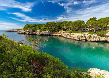 Landscape of Spain island