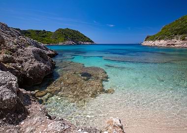 Landscape of Greek island