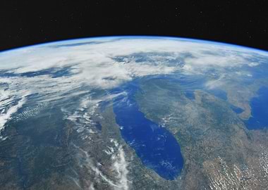 Lake Michigan from Space