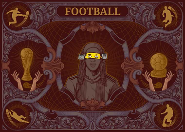 R Cartoon Football 01