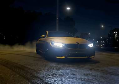 BMW M4 headlights