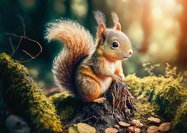 Cute Baby Squirrel Kids