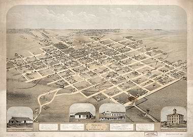 Pella Iowa 1869