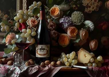 Still life with cheese 4