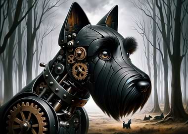 Steampunk Scotch Terrier