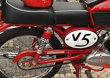 Detail Sachs V5 moped