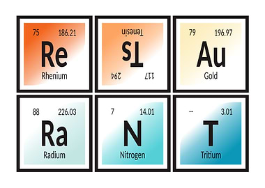 Restaurant Periodic Table