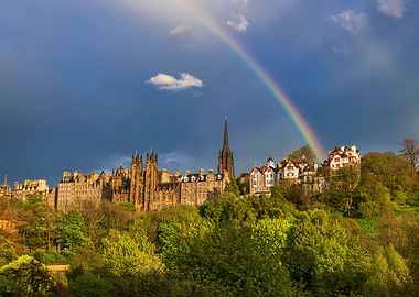 Edinburgh Old Town Skyline