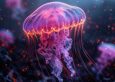 Neon Jellyfish