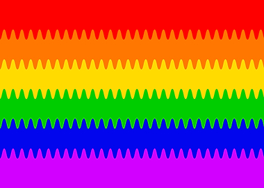 Rainbow Grunge Flag