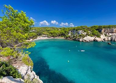 View on sea bay and sky