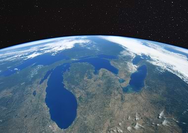 Great Lakes from Space