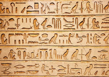 Hieroglyphs Ancient Egypt