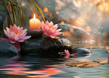 zen stones meditation