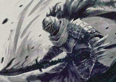 Fantasy warrior knight