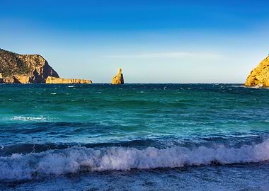 Beach landscape nature sea