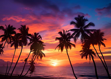 Tropical Beach Sunset