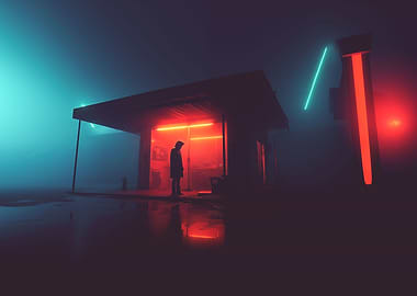 Surrealist Neo Noir Night