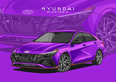 hyundai elantra n violet