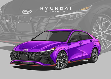 hyundai elantra n violet