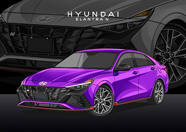 hyundai elantra n violet