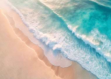 Aerial foamy ocean