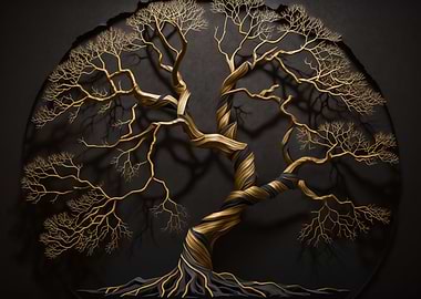 Abstract tree art