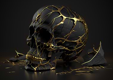 Abstract Skull art