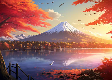 Fuji Mountain Landscape