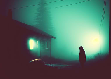 Cinematic Moody Fog Night