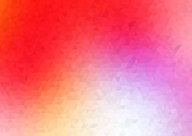 Low poly triangles aurora