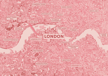 London red map UK