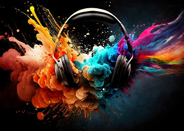 Headphones Colorful