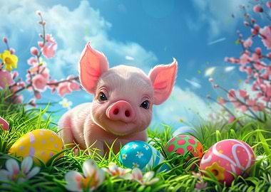 easter piglet