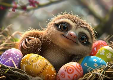 easter sloth 2