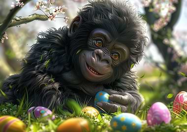 easter gorilla