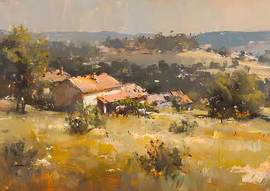 Rustic Cottages Landscape