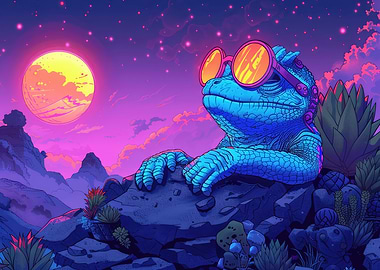 Chill Frog Relaxing nature