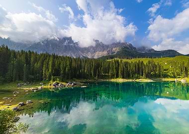 Lake Carezza in Italy