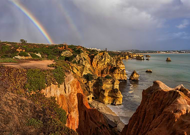 Algarve Coast In Portugal