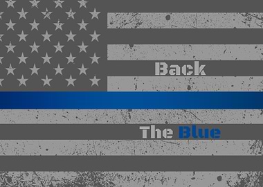 Blue Line Flag