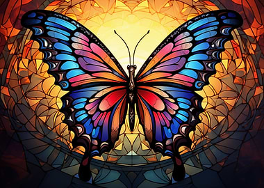 Butterfly Stained Glass