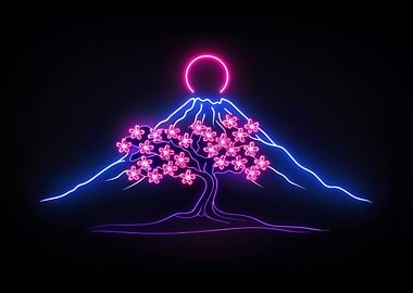 Fuji Light Neon Japan